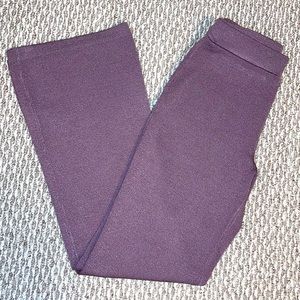 St John Santana Knit Flat Front Purple Pants